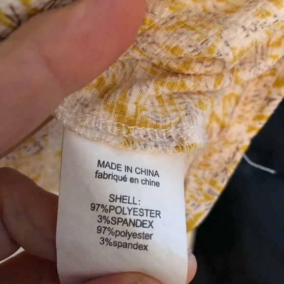 Melloday BOHO ruffled V neck bouncy blouse medium - Picture 11 of 14